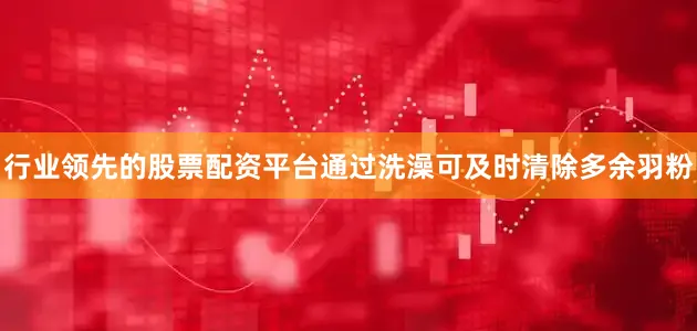 行业领先的股票配资平台通过洗澡可及时清除多余羽粉